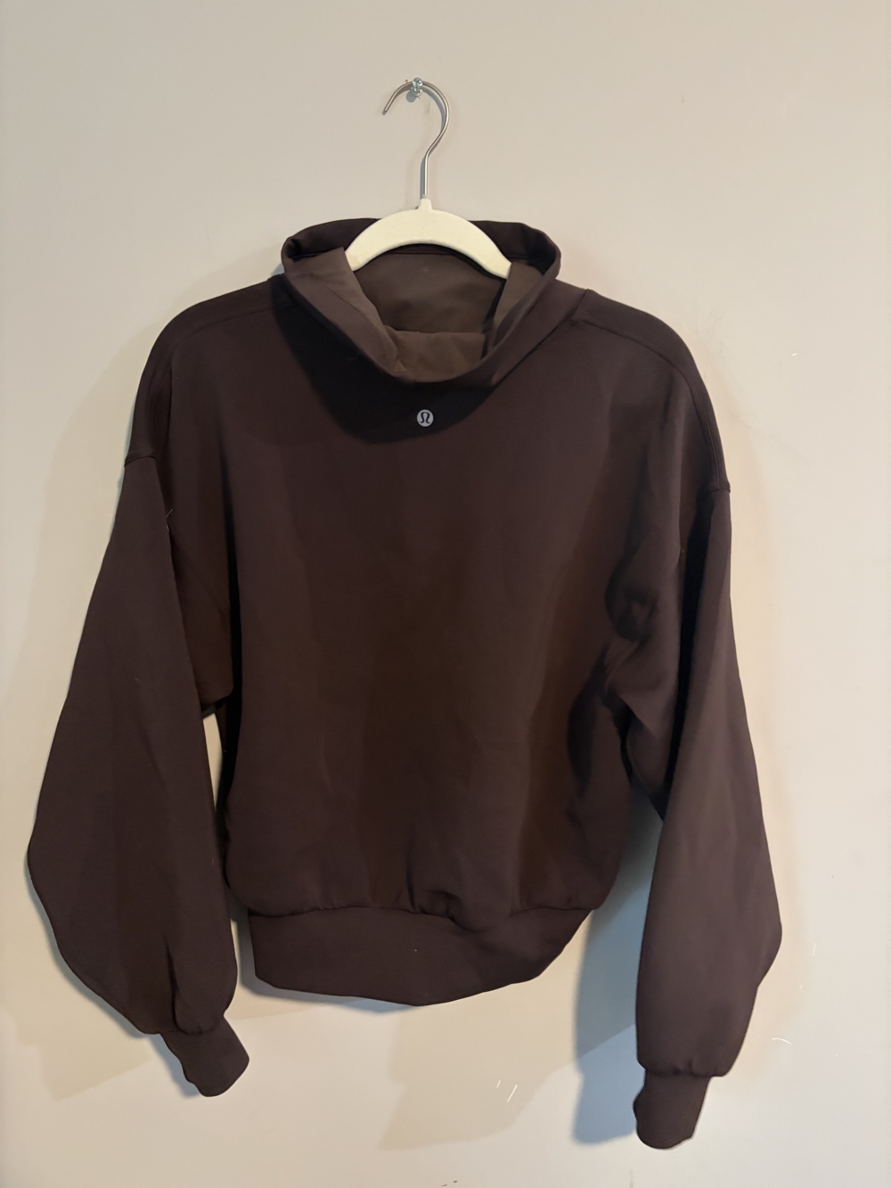 lululemon athletica Dark Brown Hooded Pullover Sweatshirt